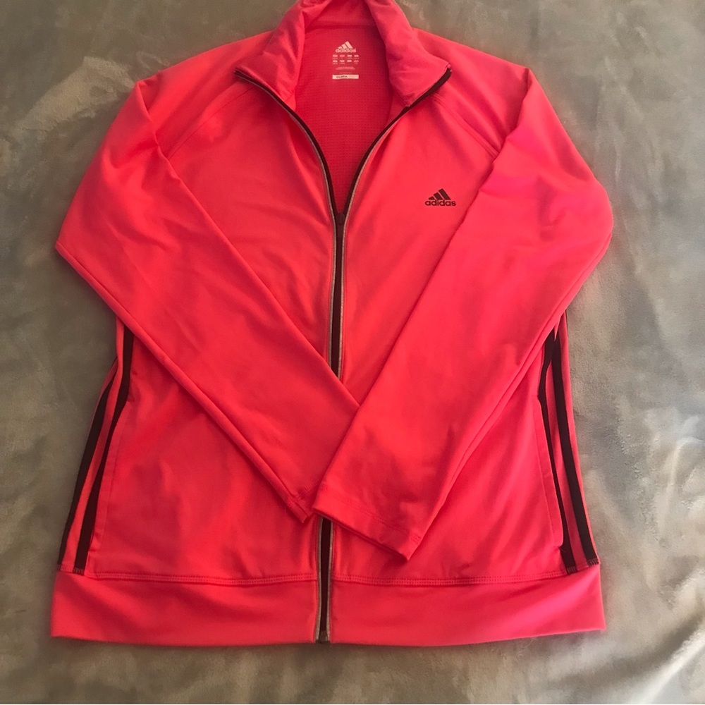 Adidas zip up top